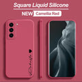 S24 S23 Ultra 5g Case Personalised Customized Name Liquid Silicone Cover For Samsung Galaxy S24 S23 S22 S21 Ultra Plus S20FE