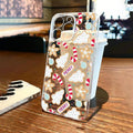 New Year Christmas Gift Santa Claus Clear Phone Case For Samsung Galaxy S25 S24 S23 S22 Ultra Plus S22+ S23+ S24+ S25+ Covers