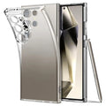 Original Clear Silicone Case For Galaxy Samsung S25 S24 S23 S22 S21 Ultra FE Plus Ultra Thin Crystal Soft TPU Cover A55 A35 A25