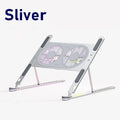 Aluminum Laptop Stand Foldable Desk Riser Mute Cooling Fan Adjustable Notebook Stand For Macbook Pro Air Computer PC iPad Tablet