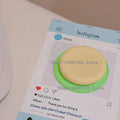 Cute Macaron Silicone Round Magnetic Holder Grip Tok Griptok Phone Stand Holder Support For iPhone 15 For Pad Magsafe Smart Tok