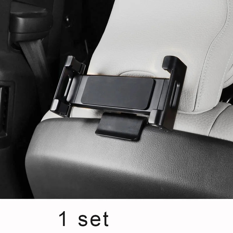 For Tesla Model3 Y S X Back Seat Phone Holder Hook 360 Degree Rotate Stand Auto Headrest Bracket For Tablet PC iPad Mini Support