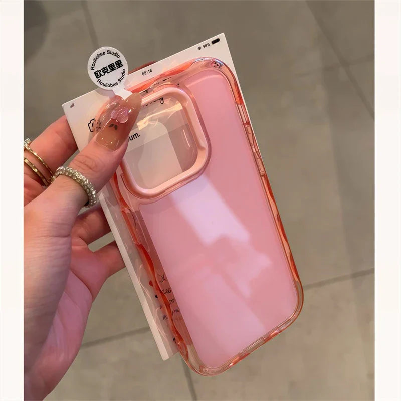 Luxury Jelly Candy Shockproof Case for iPhone 16 15 14 Plus 13 12 11 Pro Max Soft Hit Color Bumper Armor Aesthetic Phone Cover