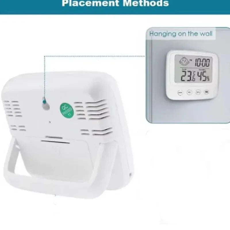 1pc New LCD Digital Temperature Baby Room Humidity Meter  Home Indoor Electronic Hygrometer Thermometer Weather Station
