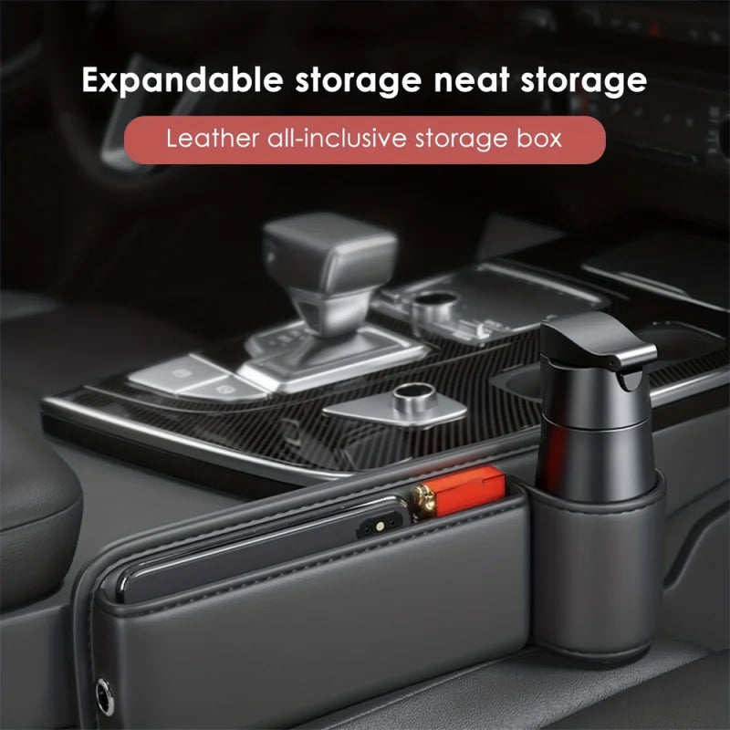 Multi Functional Car Seat Gap Filler Bag Cup Holder