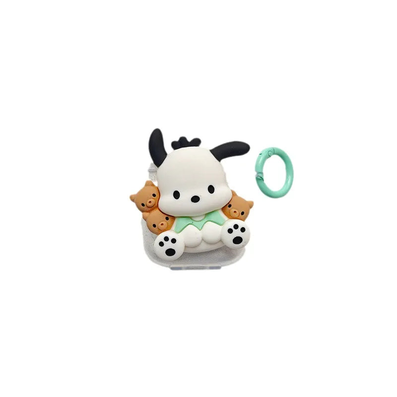 MINISO Pochacco For Apple Airpods Pro/Pro2 Wireless Bluetoot Headset Cover Airpods 1 2 3 Generation Earphone Protective Case