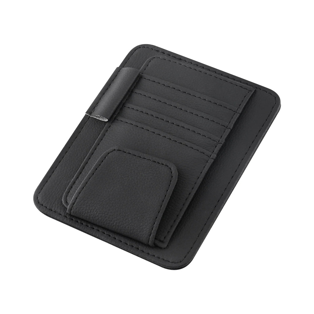 Car Visor Organizer Multi-Pocket Pouch Bag Card Glasses Storage Holder Scratch-resistant Auto Visor Holder For Car Interior Car