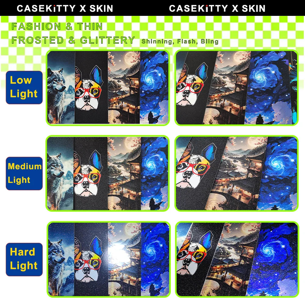 CASEKiTTY Skin Sticker For Galaxy S24 Ultra Back Film Samsung S23 FE S22 S21 Plus Protective Decal Wrap Back Screen Protector