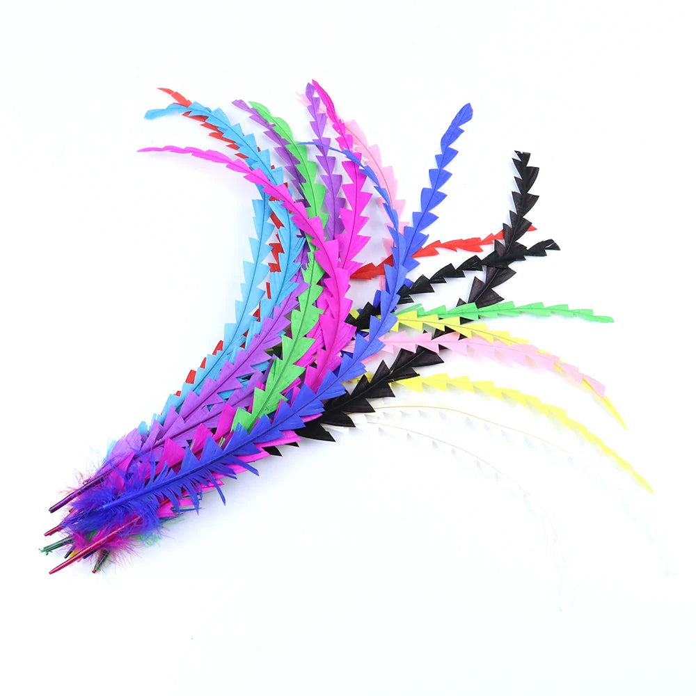 Multicolor Natural Rooster Feather