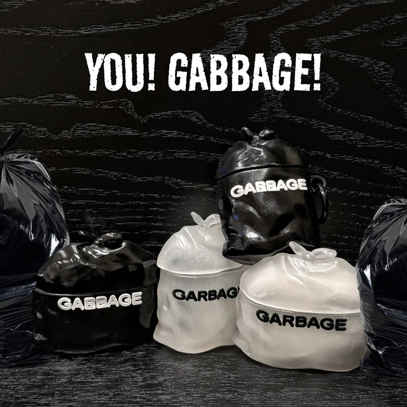 Personal Garbage Bag Silicone Headphone Case for Airpods 1/2 pro/pro2 3 4