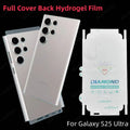 Back Hydrogel Film For Samsung Galaxy S25 Ultra S25Plus Side Film Back Screen Protector For Samsung S24Ultra Back Soft Film