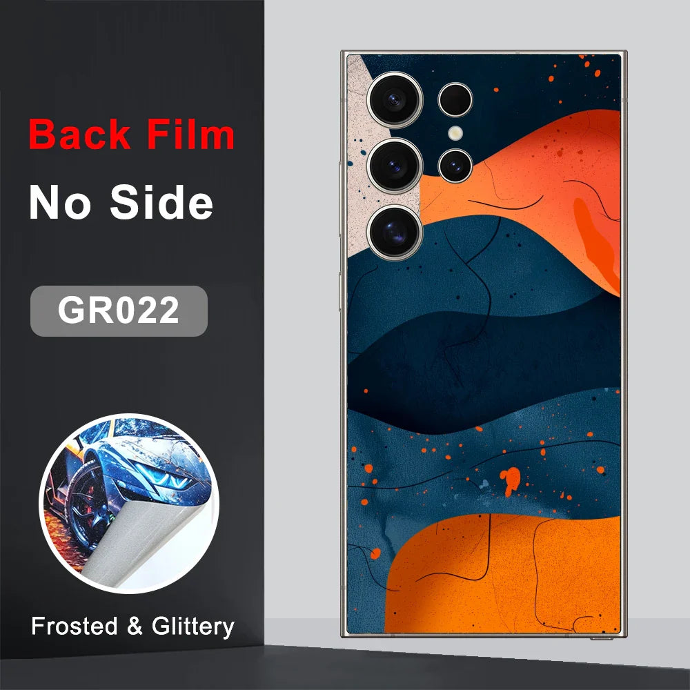 CASEKiTTY Skin Sticker For Galaxy S24 Ultra Back Film Samsung S23 FE S22 S21 Plus Protective Decal Wrap Back Screen Protector