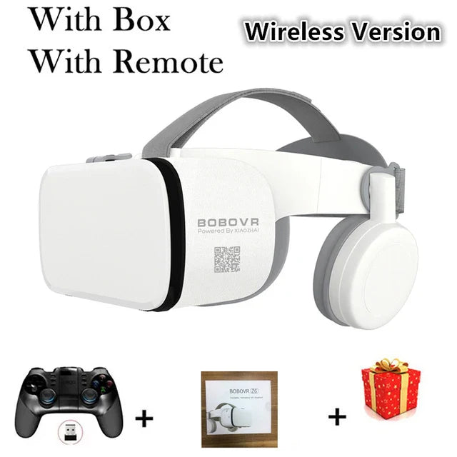 Bobo VR Bobovr Z6 Virtual Reality Glasses Bluetooth Headset 3D Viar Devices Helmet Lenses Goggle For Smartphone Phone Smart Game
