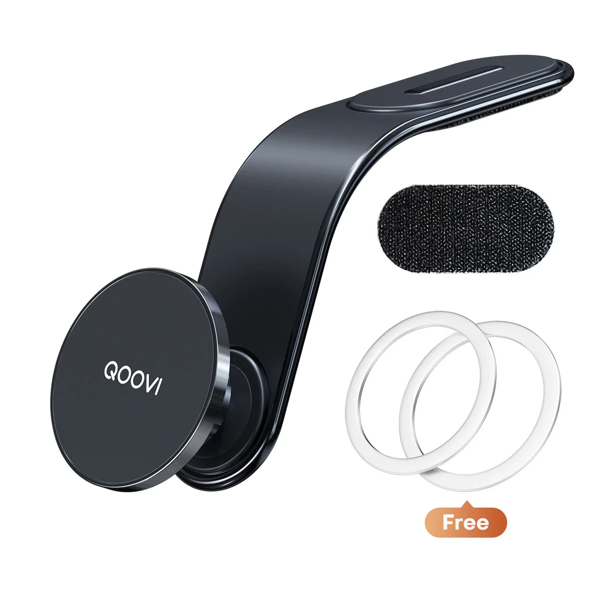 QOOVI Magnetic Car Phone Holder Dashboard Cellphone Stand Air Vent Magnet 360°Rotating GPS Mount for iPhone 16 15 Xiaomi Samsung