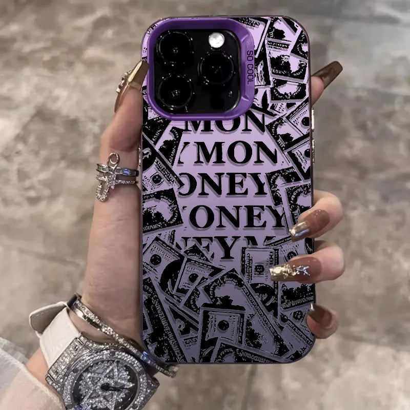Phone Case For iPhone 11 12 13 14 15 ProMax 7 8 14 15Plus X XR XSMAX Retro n ticket anti-slip protective shell