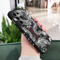 Devil Dragon Phone Case For Samsung Galaxy S24 S23 S22 S21 S20 S10 S10E Ultra Plus FE Note 20 Ultra 10 Plus Cover
