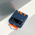 For Samsung Z Flip 6 Ultra Thin Ring Wristband Phone Case  For Galaxy Z Flip 6 5 4 3 Flip5 Flip 6 PC Shockproof Hard Back Cover
