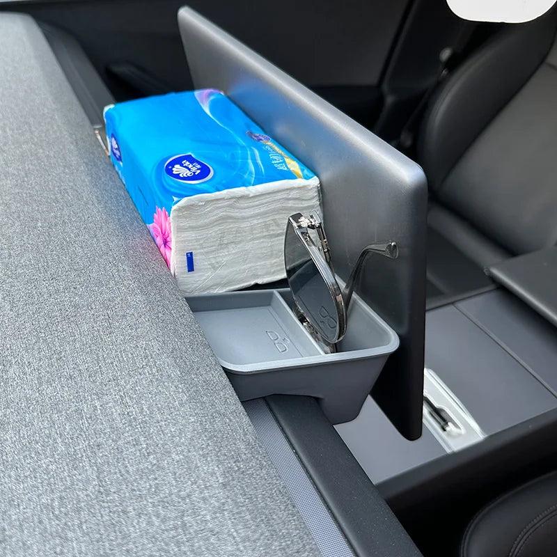For Tesla Model Y Juniper 2025 Model 3 Highland 2024 Dashboard Storage Tray Silicone Center Console Screen Rear Phone ETC Box