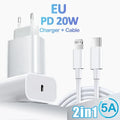20W Pd Snellader Snel Opladen Type C Snel Opladen Voor Iphone 14 13 12 11 Pro Max 8 Plus Xr Telefoon Adapter Telefoon Accessoire
