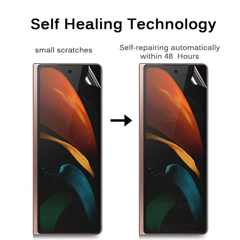 Front Back Soft Hydrogel Matte Film For Samsung Galaxy Z Fold 2 3 4 5 6 SE W21 W22 W23 W24 W25 Clear Frosted Screen Protector
