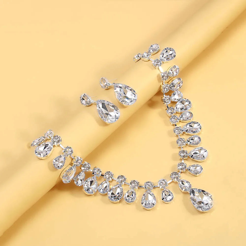 Teardrop Necklace & Earring Set