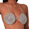 Circle Crystal Bra Top