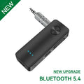 2-In-1 Wireless Audio Adapter Bluetooth 5.4 Receiver Transmitter 3.5mm AUX Lossless Sound MIC For Car Speaker TV PC Airplane
