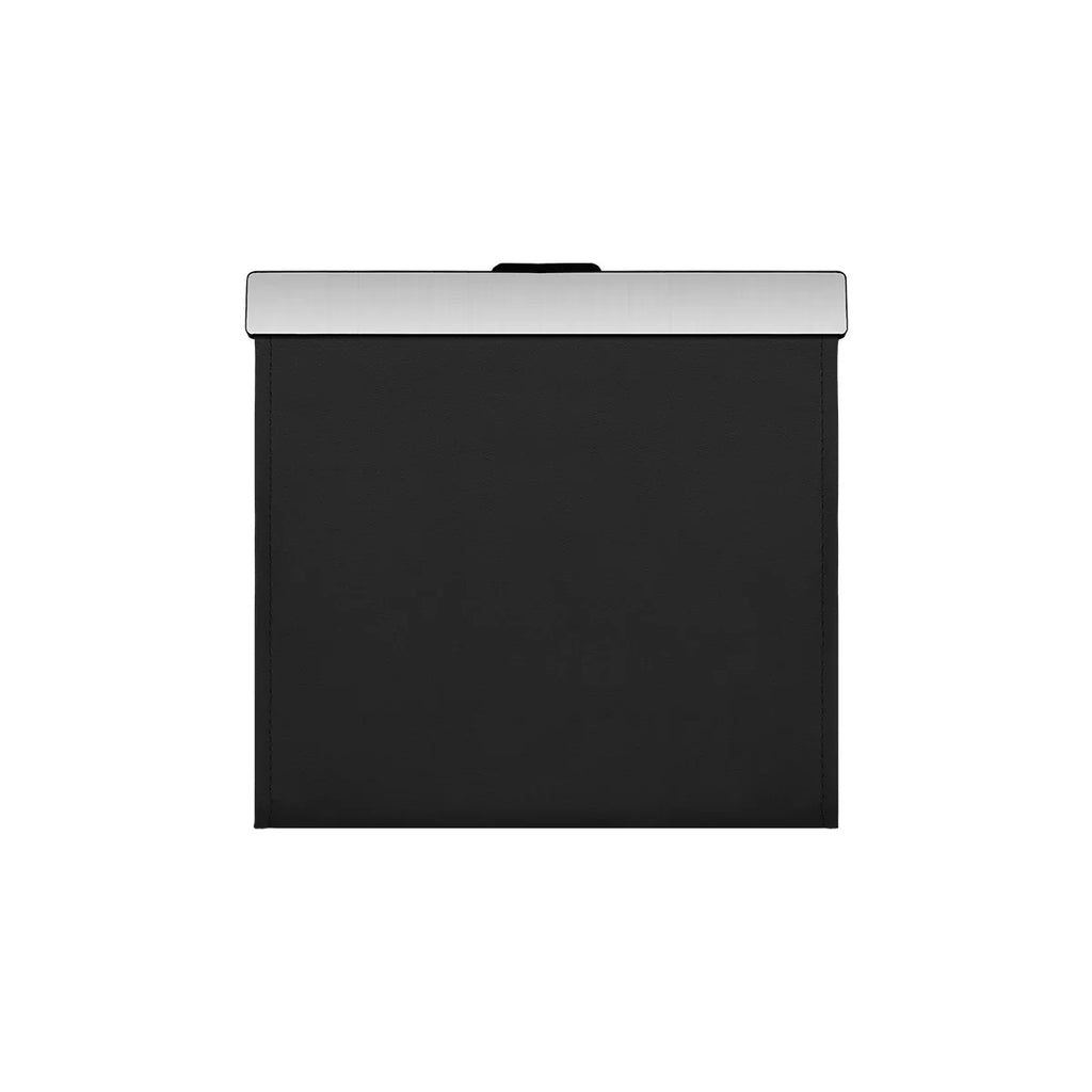 LED Car Garbage Bag Waterproof Magnetic Adsorption Trash Can Back Seat Hanging PU Leather Storage Box Pocket Leak-proof