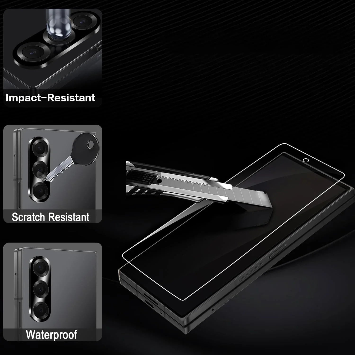 Flexible Hydrogel Film for Samsung Galaxy Z Fold 7 HD Clear Front Back Full Cover Screen Protectors for Samsung Galaxy Z Fold 7