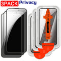 1/2/3Pcs Dust Free Installation Privacy Screen Protector for IPhone 16 17 Pro Max Plus 17 Air Anti-spy / HD Clear Tempered Glass