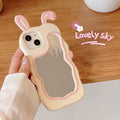 Rabbit Ear Silicone Phone Case for IPhone X XS XR XSmax 6/7/8Plus 14 13 12 11 Pro Promax 15 Pro Max