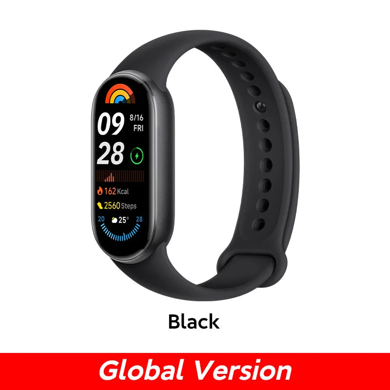 Global Version Xiaomi Smart Band 9 150+ Sports Modes Sleep Monitoring 1.62" AMOLED Display 21-day Battery Life