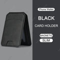 Magnetic Pu Leather Mobile Phone Case Card Pocket Phone Magsafe Credit Cards Holder Stand Cardholder for Apple Iphone 16 15 14