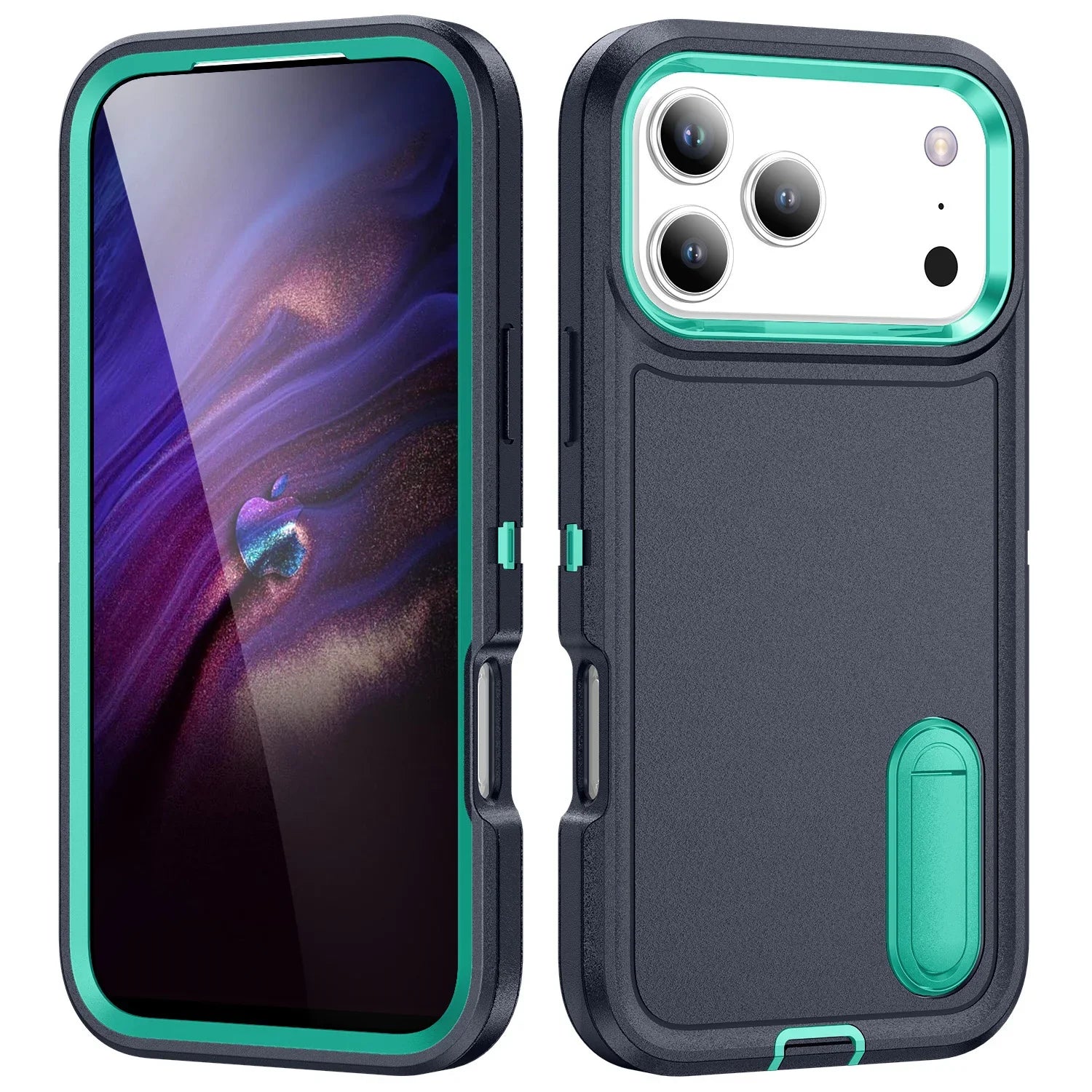 Case For iPhone 17 16 15 14 13 12 11 Pro Max XS Plus Heavy Duty Shockproof Anti-Scratch Rugged Protective with Kickstand Cover