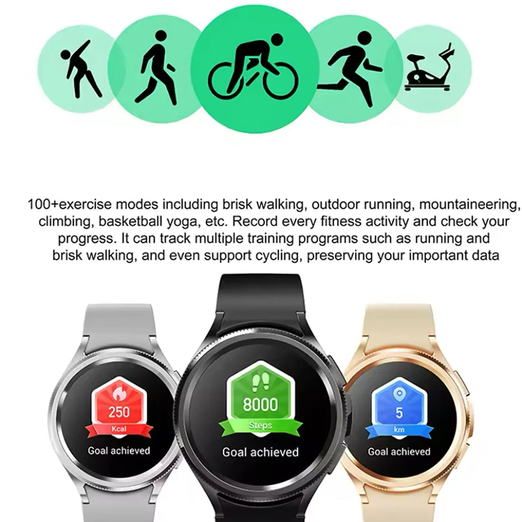 Watch 6 Classic Smart Watch Women For IOS Sports Mode Health Monitoring IP68 Waterproof Bluetooth Calling Smartwatch Men 2025New