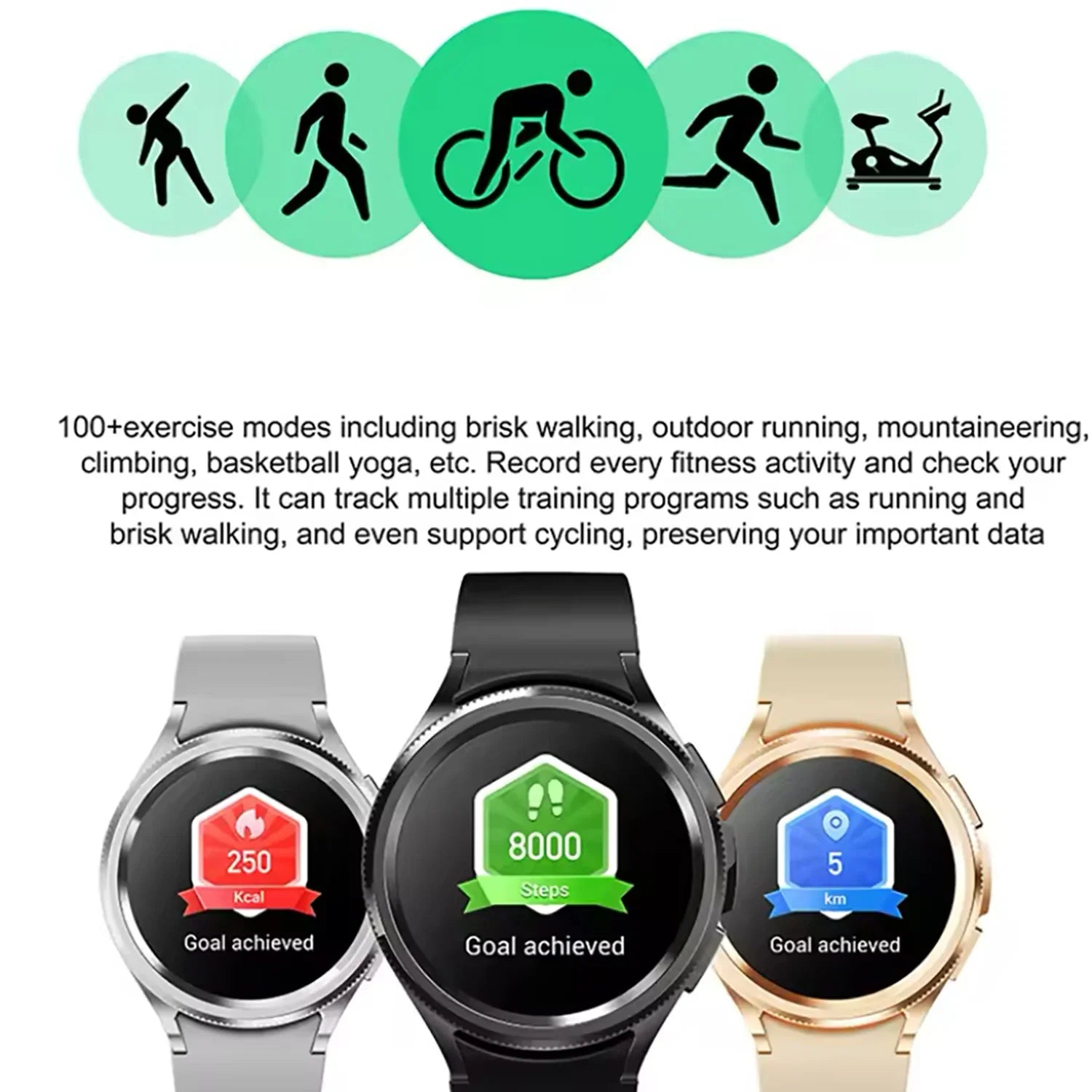 Watch 6 Classic Smart Watch Women For IOS Sports Mode Health Monitoring IP68 Waterproof Bluetooth Calling Smartwatch Men 2025New