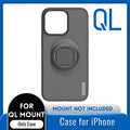 Shockproof Case for iPhone 16/15/14Plus/13/12/11 Pro/Xs Max/XR Quick Lock Mount Case with Adapter for Quad Moto QL Mount/Holder