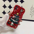 3D Santa Claus Elk Christmas Tree Case For Samsung Galaxy S25 Ultra S24 S23 S22 Plus s24fe A56 A36 A26 A07 A17 A55 A35 Cover