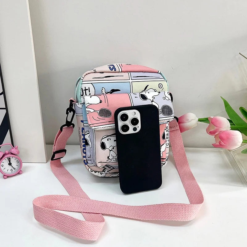 2025 The New Cartoon Corner Creature Snoop Shoulder Diagonal Handbag Purses and Handbags Crossbody Bags for Women