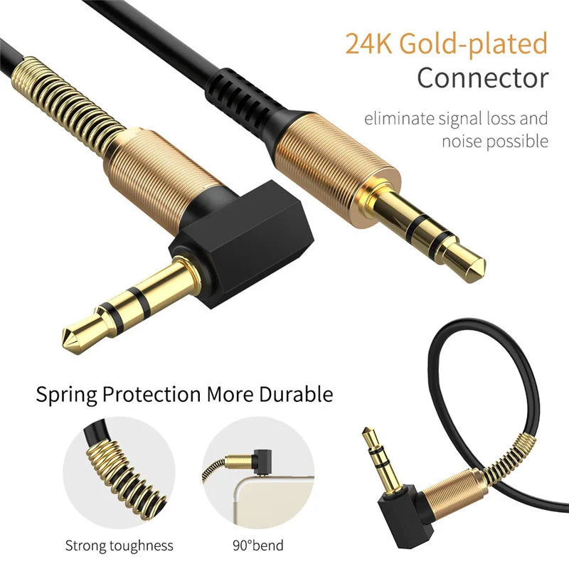 3.5mm Jack Audio Cable Jack 3.5 mm Male to Male Audio Aux Cable For Samsung Car Headphone Speaker Wire Line Aux Cord Speaker