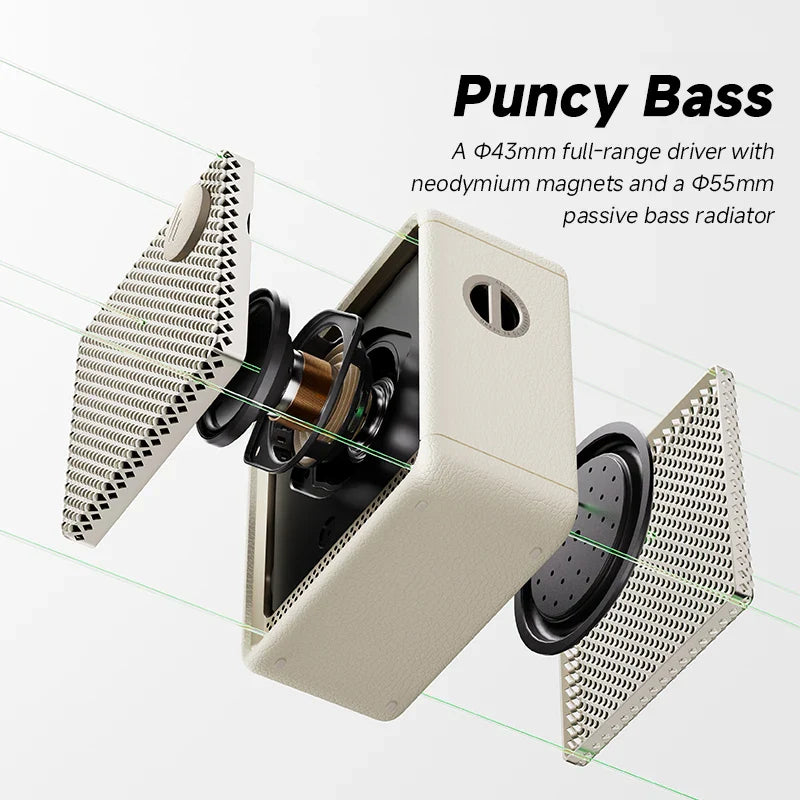 Edifier ES20 Portable Bluetooth Speaker Wireless Speaker IP67 Waterproof Light Effects Outdoor Speakers Deep Bass with Mic