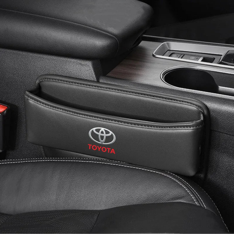 Multi-Function Car Seat Gap Filler Box For Toyota Rav4 CHR Yaris Prius Avensis Corolla Camry Highlander GR 86 Car Accessories