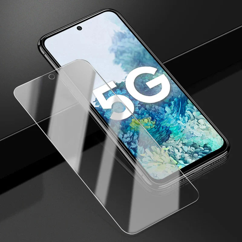 4PCS Tempered Glass For Samsung Galaxy S23 S24 Plus S25 Ultra S23 Fe A51 A52 A52S A56 A53 A54 A55 Full Cover Screen Protector