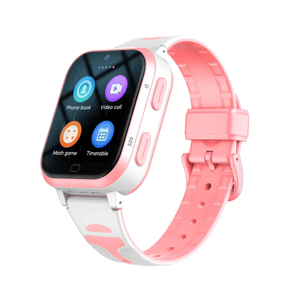 KGG 4G Kids Smart Watch ROM 8GB Video Call Phone Watch Call Back Monitor Alarm Clock Phone Android Watch Children Smartwatch.