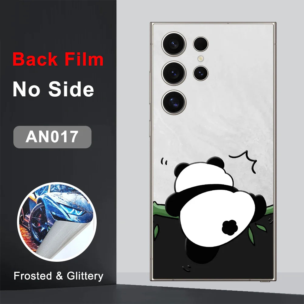 CASEKiTTY Skin Sticker For Galaxy S24 Ultra Back Film Samsung S23 FE S22 S21 Plus Protective Decal Wrap Back Screen Protector