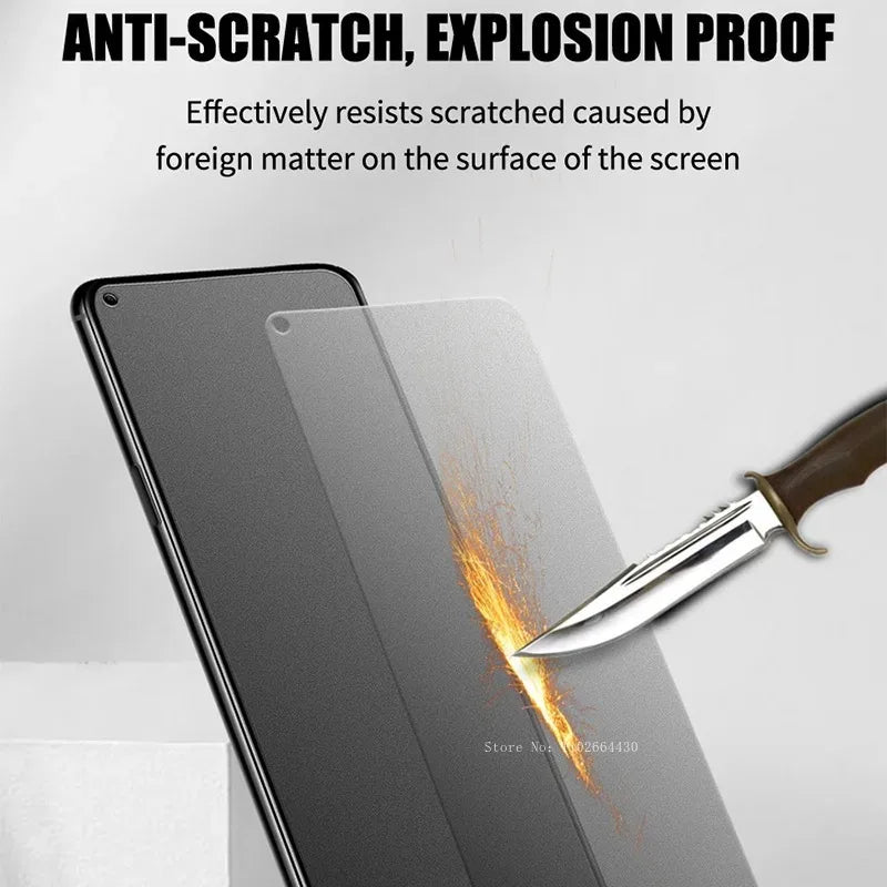 For Samsung Galaxy S25 S24 FE S23 S22 S21 S20 Plus Note 20 Matte Tempered Glass Screen Protector