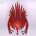 Red Rhinestones Exaggerated Large-Sized Headpiece