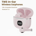 Toocki 06C Bluetooth 5.3 Wireless Headphones Power Digital Display 35hours Endurance Gaming Headsets Waterproof Sports Earbuds