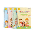 Preschool Grooved Handwriting Practice Book - Writing Practice Book for Kids - Handwriting Book for Kids