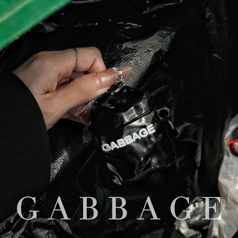 Personal Garbage Bag Silicone Headphone Case for Airpods 1/2 pro/pro2 3 4